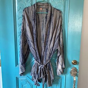 Free People One Sasha Tie Dye Kimono NWT